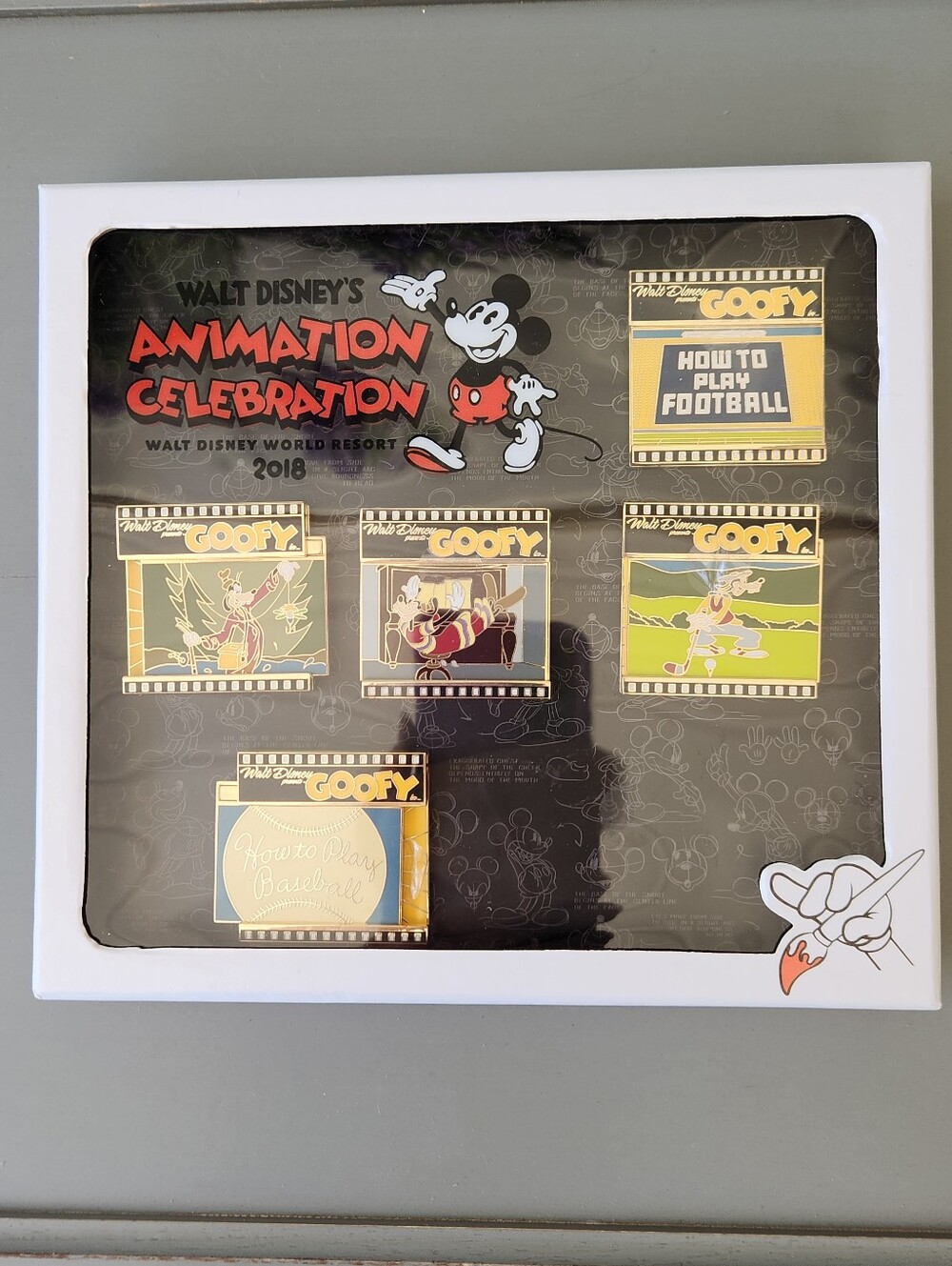 Walt Disney Animation 2018 Celebration Goofy Pins